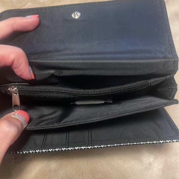 2 Wallets. Black NWOT - Pink Gently Used. - Picture 3 of 7